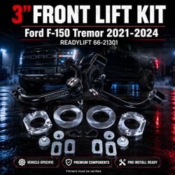 🔥 3'' FRONT LIFT KIT 2021-2024 FORD F-150 TREMOR MODELS 🔥