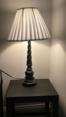 Wood Table lamp
