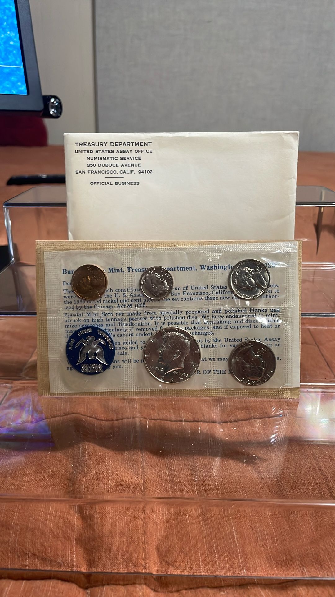 1965 Us Mint Proof Set Like Never Opened