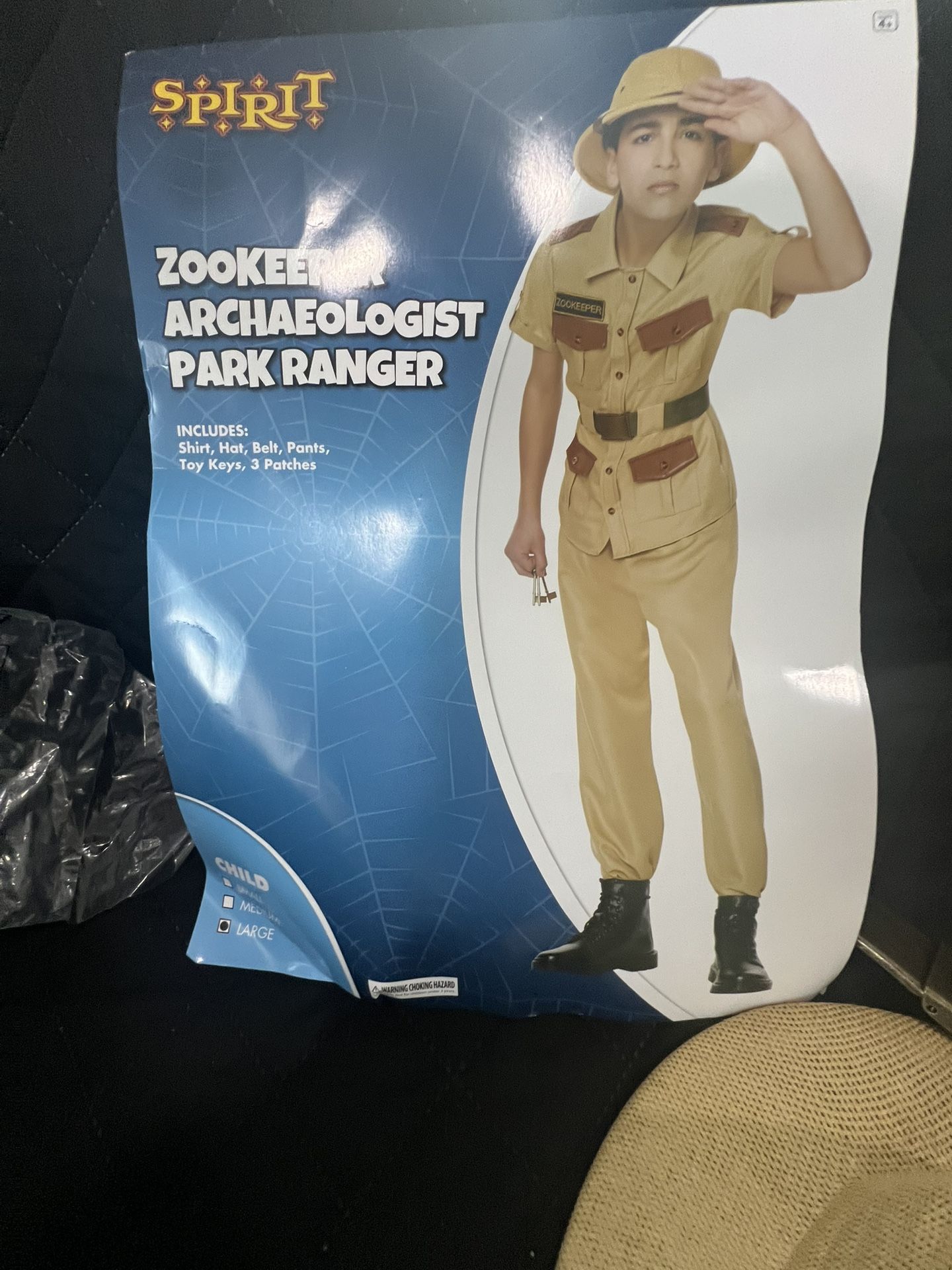 Zookeeper/archaeologist/Park Ranger Costume Boys Size Large