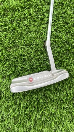 Odyssey LEFT-HANDED White Ice # 1  340g 34”L-Neck Blade Putter Original Grip