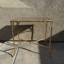 Gold Side Table 