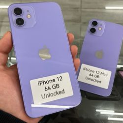 iPhone 12 64GB Unlocked Cash Or $50 Down 