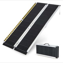 Heavy Duty Folding Aluminum Wheelchair Ramp – Portable