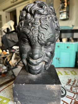 Bachuss Bust Of The Roman God Of Wine And Revelry