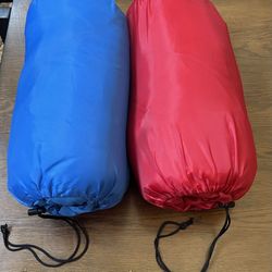 Set Of 2, Camping Sleeping Bags for Adults, Lightweight Water Resistant Backpacking for Warm Cold Weather, bag-packing Hiking Travel - Each $15