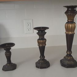  Candle Holder Set Of 3