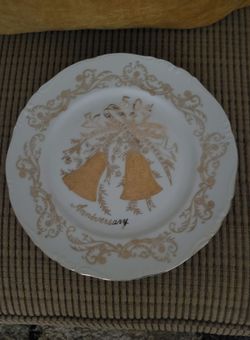50th Anniversary Plate by Norcrest Fine China