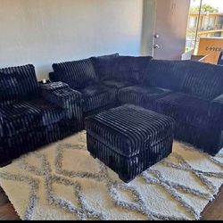 Jumbo Corduroy Couch New In Box / No showroom 
