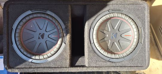 Kicker CompR Dual Subwoofer Box
