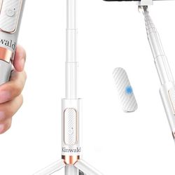 Selfie Stick Tripod for iPhone & Android – Portable Phone Tripod Stand with...