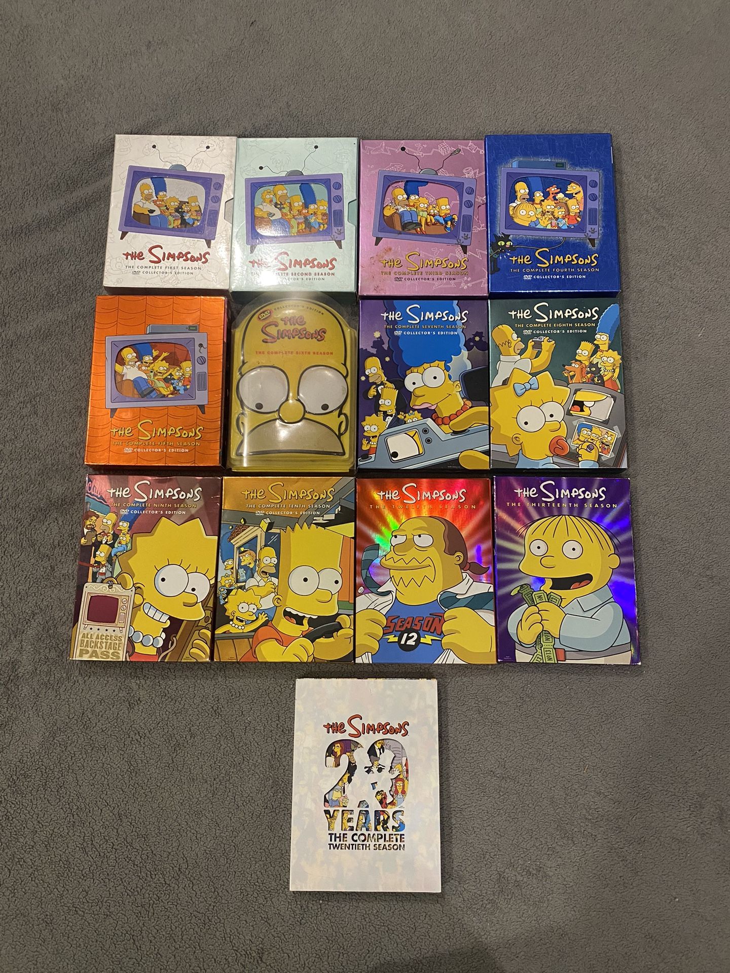 Simpsons DVD Lot Seasons 1-13 (minus 11), Including Season 20