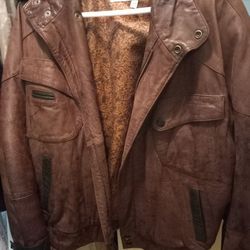 LEATHER, HEAVY PILOTS,,JACKET,,,$$500. SELLING $$200