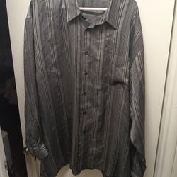 Shirt Mens. 2x Big And Tall Silk 