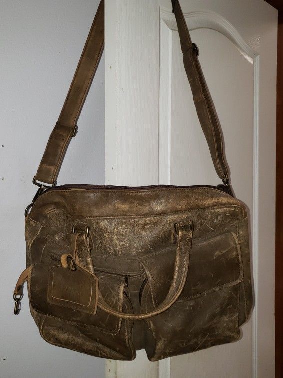 LL Bean Genuine Leather Shoulder Bag