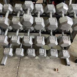 Dumbbell Set With Rack