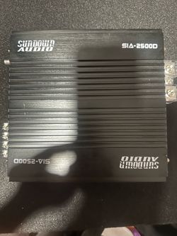 SUNDOWN AUDIO SIA-2500D AMPLIFIER