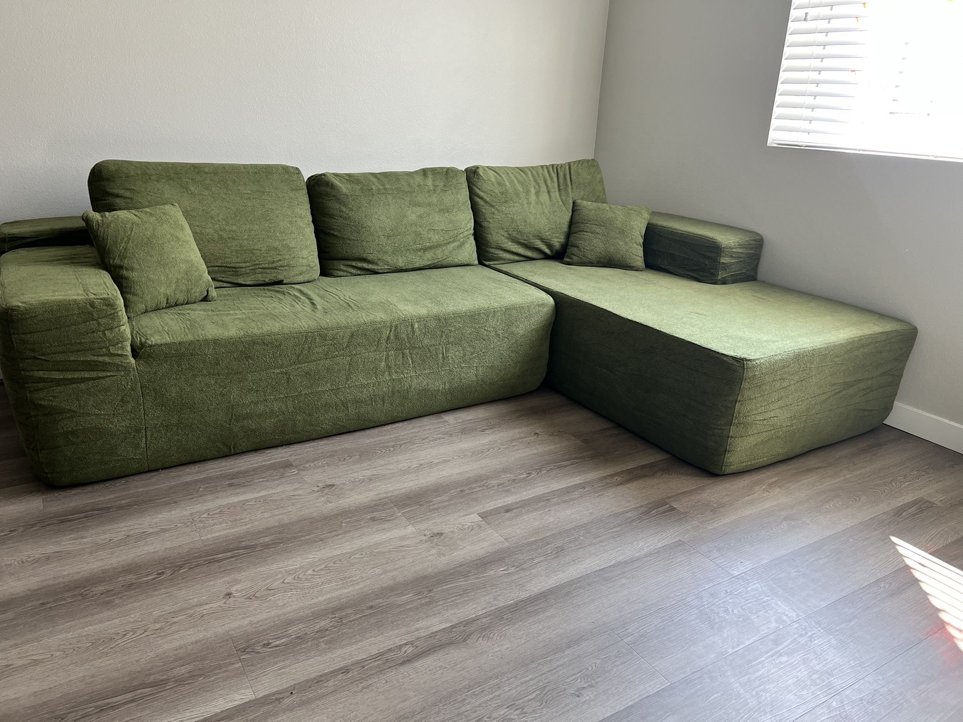 Green couch