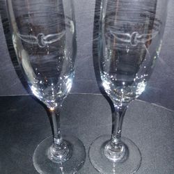 I.M.S. Champagne Glasses