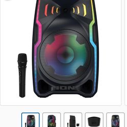 BRAND NEW Karaoke System on wheels w/2 Microphones!! $200