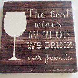 Square beverage coaster