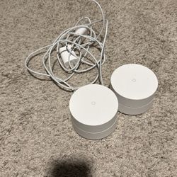 2 Google WiFi Meshes