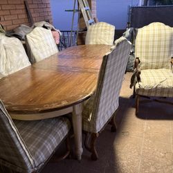 Large Dining Table With Leaf 7 Chars 