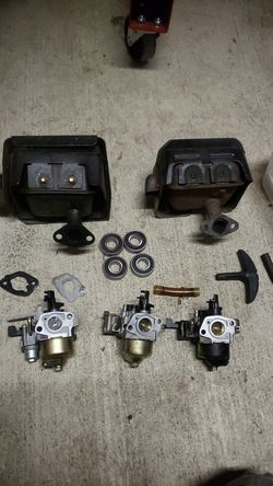 Mini bike parts exhaust gasket carburetor pull string