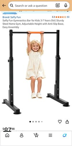 Safetyly gym bar for kids brand new