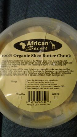 African Secret 100% Shea Butter Chunks