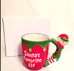 SANTA'S FAVORITE ELF MUG