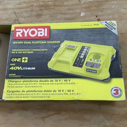 Ryobi New 40v / 18v Charger 