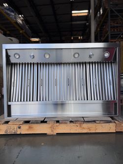 Luxury 48 Inch 304 Stainless Steel Outdoor Kitchen Vent Hood BBQ Island by Summerset