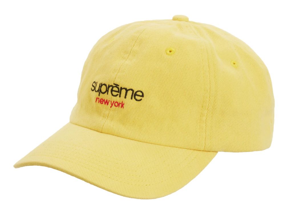Supreme Classic Logo 6-Panel Yellow