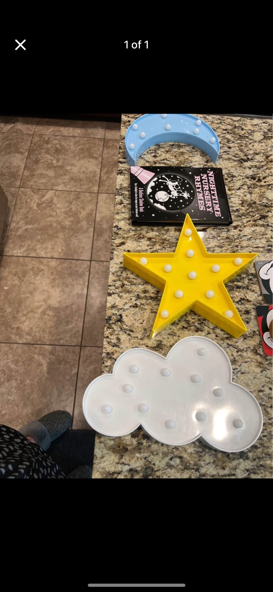 Three Night Lights And Flashlight Storybook