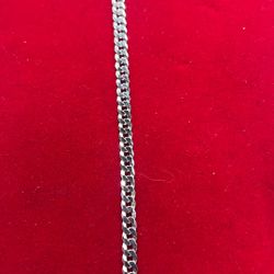 925 Plata Brazalete 8pulgadas