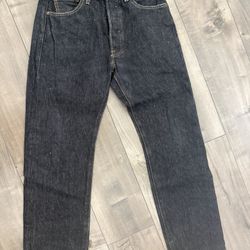 2 Pairs of Levi 501s Black And Grey-used 