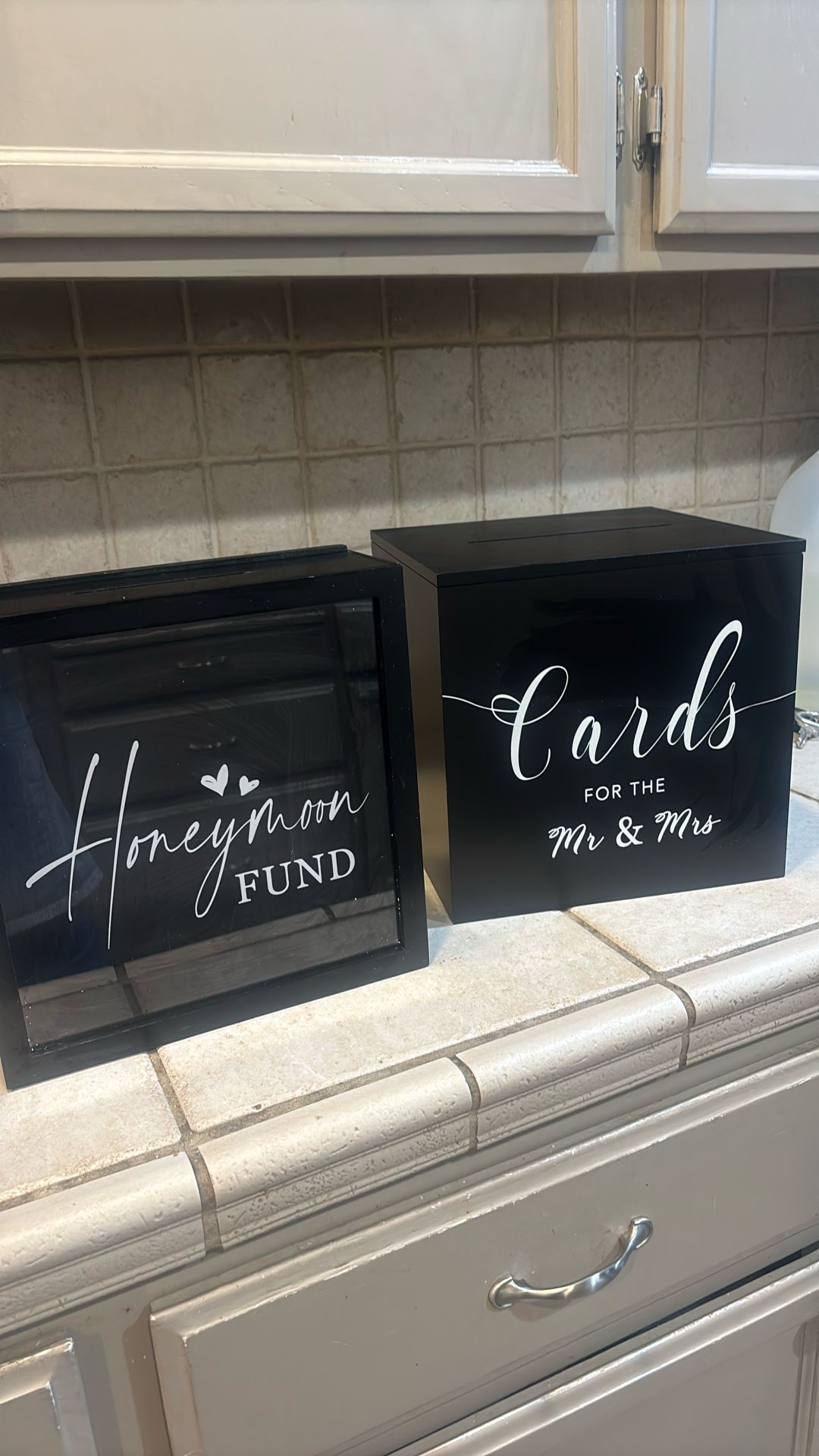 Wedding card Box And Honeymoon Fund Box