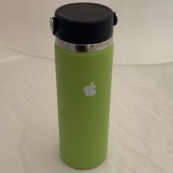 Apple Employee Logo Hydro Flask Water Bottle 20oz Seagrass Green 