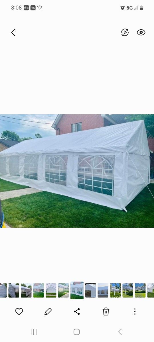NEW! ONLY SALE! FINANCING AVAILABLE! PARTY TENT SIZE 10X30 HEAVY-DUTY MATERIAL 220G. All sizes available now!!
