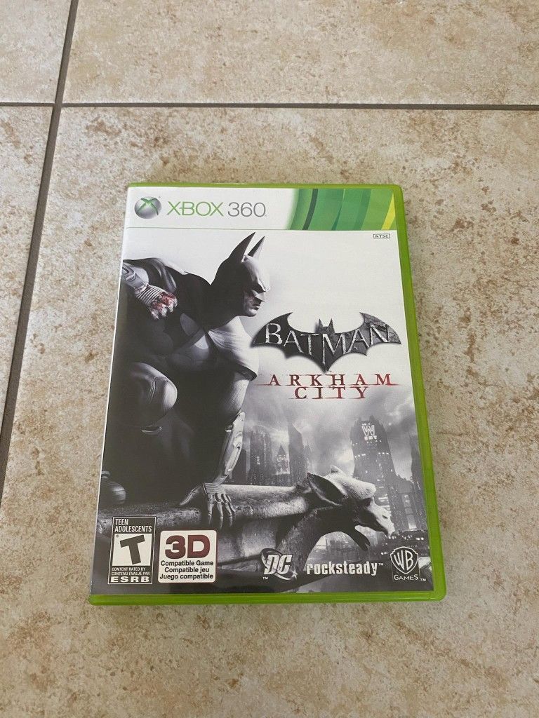 Batman Video Game Xbox 360