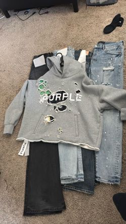Purpl Brand Cropped Hoodie 