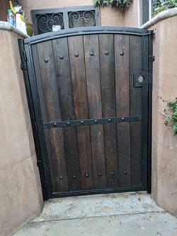 Gate and fence