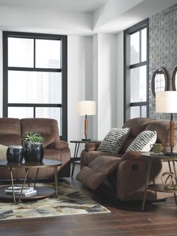 Beautiful theater reclining couch and love seat!