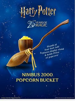 Harry Potter Nimbus 2000 Popcorn Bucket