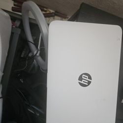 White Hp Laptop 