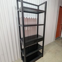 Hardwood Tiered Shelf Tower 