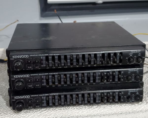 Kenwood Kgc 6042a equalizer w/ subwoofer 180 each for Sale in Wheaton