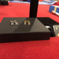 NEW Small Moissanite Screwback Earrings
