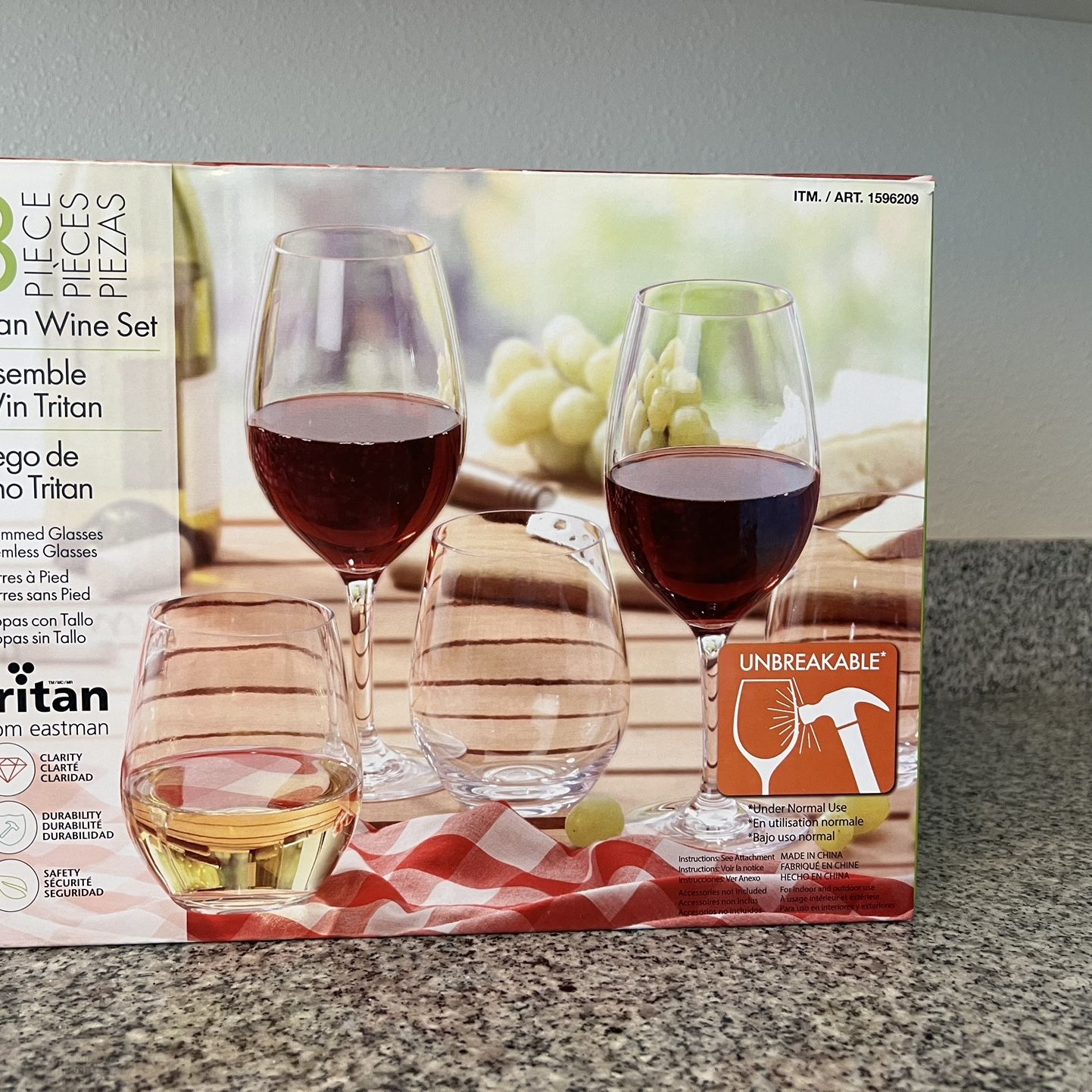 8-Piece Tritan Wine Set - Each